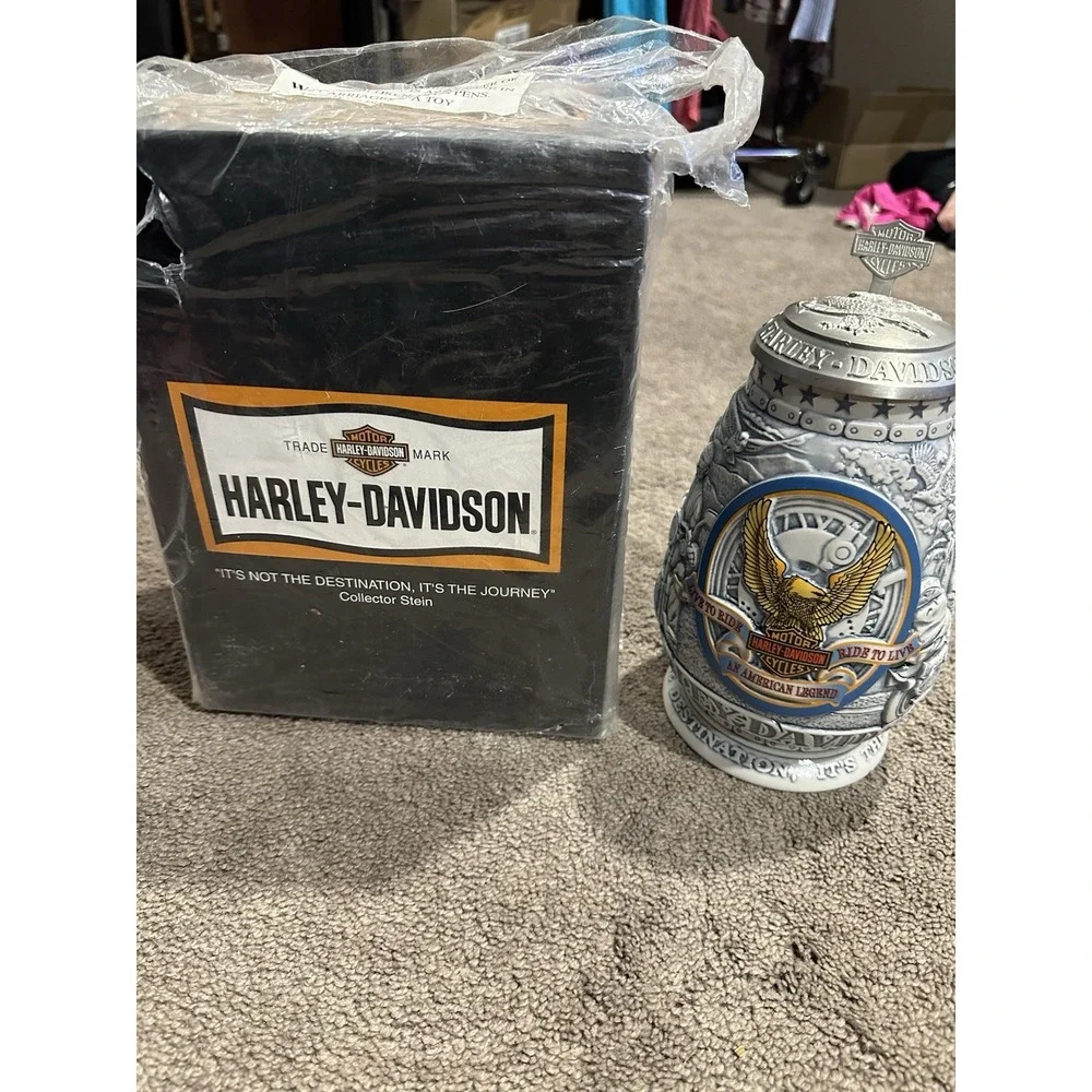 2000 Harley-Davidson Collector Stein - It's Not The Destination It's The Journey